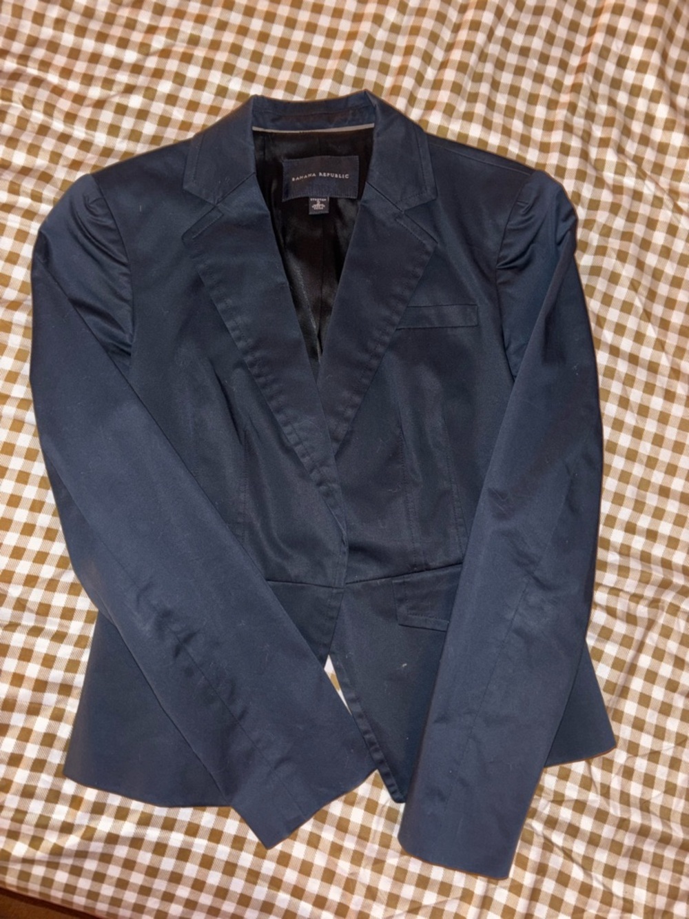 Banana Republic Navy Tailored Blazer